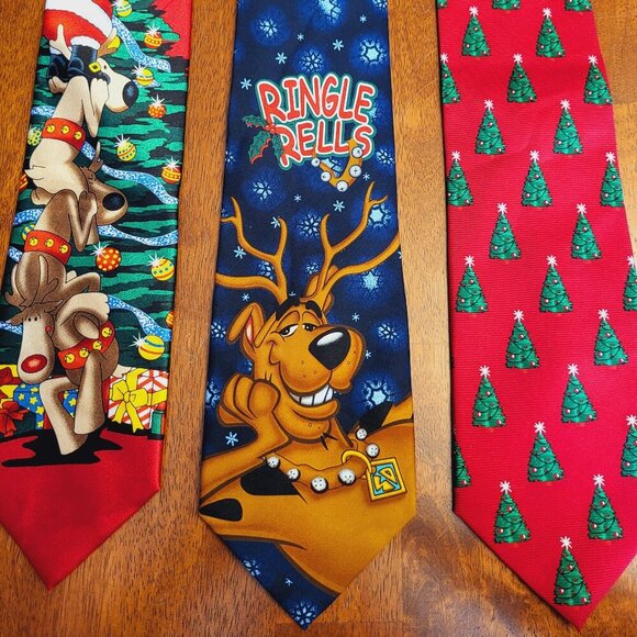 Lot of 3 Christmas Neckties ~ NWT / NWOT - Picture 2 of 14